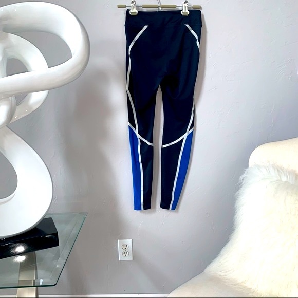 H&M Navy & Bright Blue Activewear Leggings - Picture 5 of 8